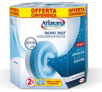 ARIASANA Aero 360° Tab absorbeur d'odeur neutre en lot de 2 recharges 450 gr. 2025085 Henkel