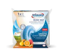 Ariasana Aero 360° recharge TAB Agrumes pour appareil Aero 360° kit, absorbent l'humidité en Tab parfumée énergisante, élimine les mauvaises odeurs, aromathérapie, 1 TAB de 450 g