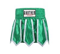 ARIASS Short Muay Thai, Short de Boxe MMA Cross Training pour Homme, Short d'entraînement de Combat Doux, BJJ Training Jiu Jitsu No Gi Wear pour Arts Martiaux, Cage Fight, Muay Th(Size:M,Color:Vert)