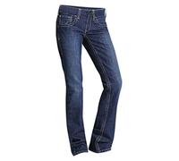 Ariat 10016176-27 Short Flame Resistant NFPA Women's Boot Cut Jeans, Capacity, Volume, Cotton, 27x31, Denim
