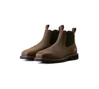 ARIAT 2026 Mens Groundrancher Chelsea Wide Square Toe Steel Toe Bottes De Travail 10080331 - Dark Brown