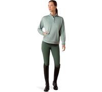 ARIAT 2026 Womens Breathe 1/2 Zip Pullover 10071807 - Chinois Green