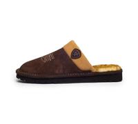 ARIAT 2842 Silversmith Pantoufles en daim et mousse rembourrée à bout carré pour homme, Chocolat/châtaigne, 42 EU
