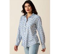 Ariat Ariat Blue Billie Jean Long Sleeve Shirt Blue small