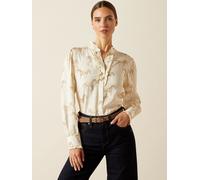 Ariat Ariat White Cricklade Long sleevs Blouse