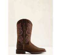 Ariat Ariat Womens Round Up Wide Square Toe Brown Boots