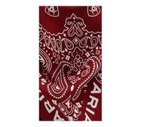 ARIAT Bandana Western en coton, bordeaux, taille unique