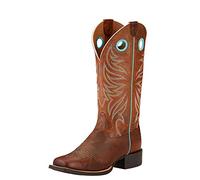 ARIAT Bottes de cowboy rondes Ryder Western pour femme, Sassy Brown, 37.5 EU