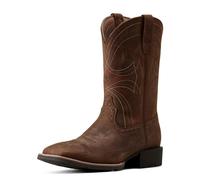 Ariat Bottes de cowboy western à bout carré large pour homme, Marron vieilli., 9.5