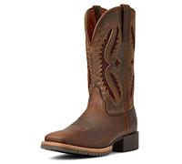 Ariat Bottes Hybrid Rancher Venttek 360 à bout carré pour femme - Talon bas mi-mollet - 2,5 à 5,1 cm - Marron, Marron clair/truffe vieilli, 37 EU