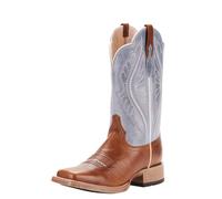 ARIAT Bottes Western Primetime pour femme, Gingersnap Baby Blue Eyes, 10 UK
