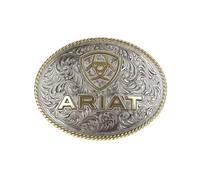 ARIAT Boucle avec logo bouclier doré unisexe pour adulte