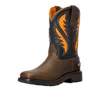 ARIAT Boys' Venttek Western Work Boot Soft Toe Brown 10.5 D