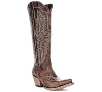 Ariat Casanova Bottes De Cowboy Pour Femme En Cuir Rouge Foncé EU 36-42