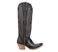 ARIAT Casanova Bottes décontractées à fermeture éclair pour femme Haut brodé Talon moyen 5-7,6 cm Rose, bleu, 36.5 EU