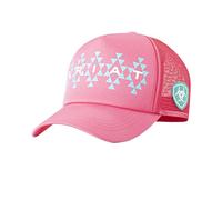 ARIAT Casquette pour femme Pony Flow Southwest Logo Rose vif, rose vif, taille unique