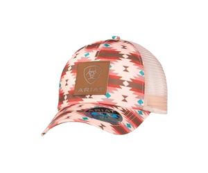ARIAT Casquette queue de cheval en cuir pour jeunes filles, rose, taille unique