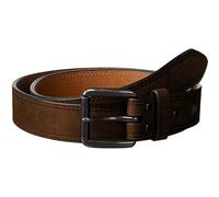 ARIAT Ceinture en cuir à double rangée pour homme, marron, 44