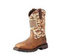 ARIAT - Chaussures de Travail Workhog Patriot Western pour Hommes, 42.5 M EU, Earth/Sand Camo Print