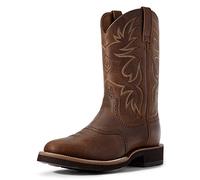 ARIAT - Chaussures Heritage Western Femmes Heritage R Toe, 38.5 M EU, Distressed Brown (EU 38.5)