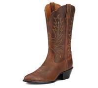 ARIAT - Chaussures Heritage Western Femmes Heritage R Toe, 38 M EU, Distressed Brown (EU 38)