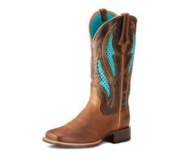 ARIAT - Chaussures Venttek Ultra Western Western pour Femmes, 36.5 M EU, Distressed Brown/Silly Brown