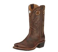 Ariat - Chaussures Western Western Cowboys travailleuses héritières, 43 W EU, Earth/Brown Bomber