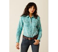 Ariat Chemise Ariat Montana bleue à manches longues style western Bleu Petit