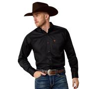 Ariat - Chemise tissée Western Twillt Hommes, Medium, Black