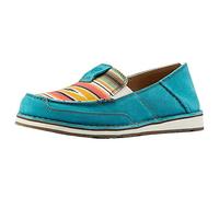 ARIAT Chaussures bateau Cruiser pour femme, Daim bleu sarcelle/turquoise, 37.5 EU