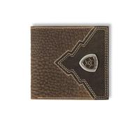 ARIAT Grand portefeuille à deux volets, marron Rowdy, marron, Western