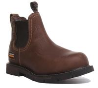 ARIAT Groundbreaker Bout en Acier Chelsea Travail Coffre Marron Taille EU 36-46