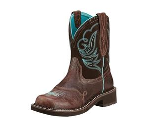 ARIAT Heritage Dapper Boot Fatbaby Bottes Western en Cuir pour Femme, Bouilloire en cuivre, 41.5 EU