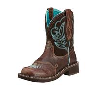 Ariat Heritage Dapper Boot Fatbaby Bottes Western en Cuir pour Femme, Fudge au Chocolat Royal, 42 EU