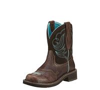 ARIAT Heritage Dapper Fatbaby Bottes Western en Cuir pour Femme, Brown Rebel, 38.5 EU