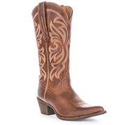 Ariat Héritage Extensible Ouest à Enfiler Cuir Femmes Bottes en Sarcelle UK 3 -
