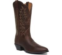 Ariat Heritage Western Bottes de cowboy en cuir pleine fleur marron pour femmes (Brun, 38.5) 36,5