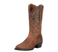 ARIAT Homme Heritage R Toe Western Boot Botte, Marron Vieilli, 45.5 EU Large