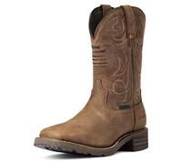 ARIAT Homme Hybrid Patriot Waterproof Western Boot Botte, Marron Vieilli, 46.5 EU
