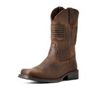 ARIAT Homme Rambler Patriot Western Boot Botte, Marron Vieilli, 44.5 EU Large