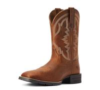 ARIAT Hybrid Ranchwor X50 Cushion Durathred Western Men's Leather Mid Calf Boots (Braunblau, EU 44)
