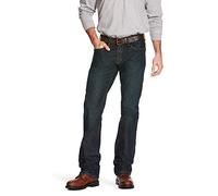 ARIAT - Jean Rebar M5 Slim Straight Work Homme, 28W x 34L, Blackstone