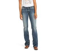 Ariat - Jeans Real Whipstit Denim Femmes, Taille Moyenne, 25 L, Rainstorm