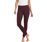 ARIAT Leggings d'équitation thermiques pour femmes Attain winetasting, Taille du pantalon Ariat (Femme):X-Small