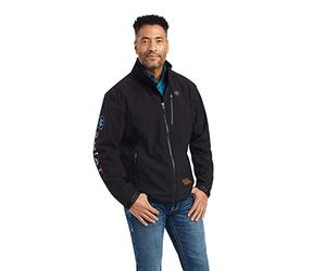 ARIAT Logo 2.0 Softshell Jacket Veste, Noir, Medium Homme