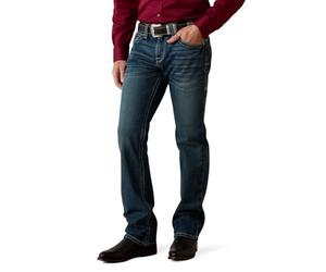 ARIAT M7 Rocker Stretch Coltrane Stackable Straight Leg Jean, Silverton, 34 W/36 L Homme