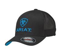 Ariat Men's Half Mesh Hat, Black, Large/X-Large