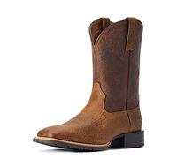 Ariat Men's Hybrid Grit Western Boot, Earth/Alamo Brown, 8