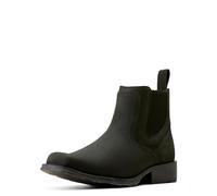 Ariat Bottines Chelsea Midtown Rambler – Cuir homme ATS Tech sans doublure, Noir mat Taille 42