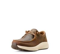 ARIAT Mocassins Buckeye pour homme, Imprimé crocodile marron vieilli/brun foncé, 9.5 Wide